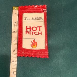 Lux de Ville “Hot Bitch” hot sauce style coin purse